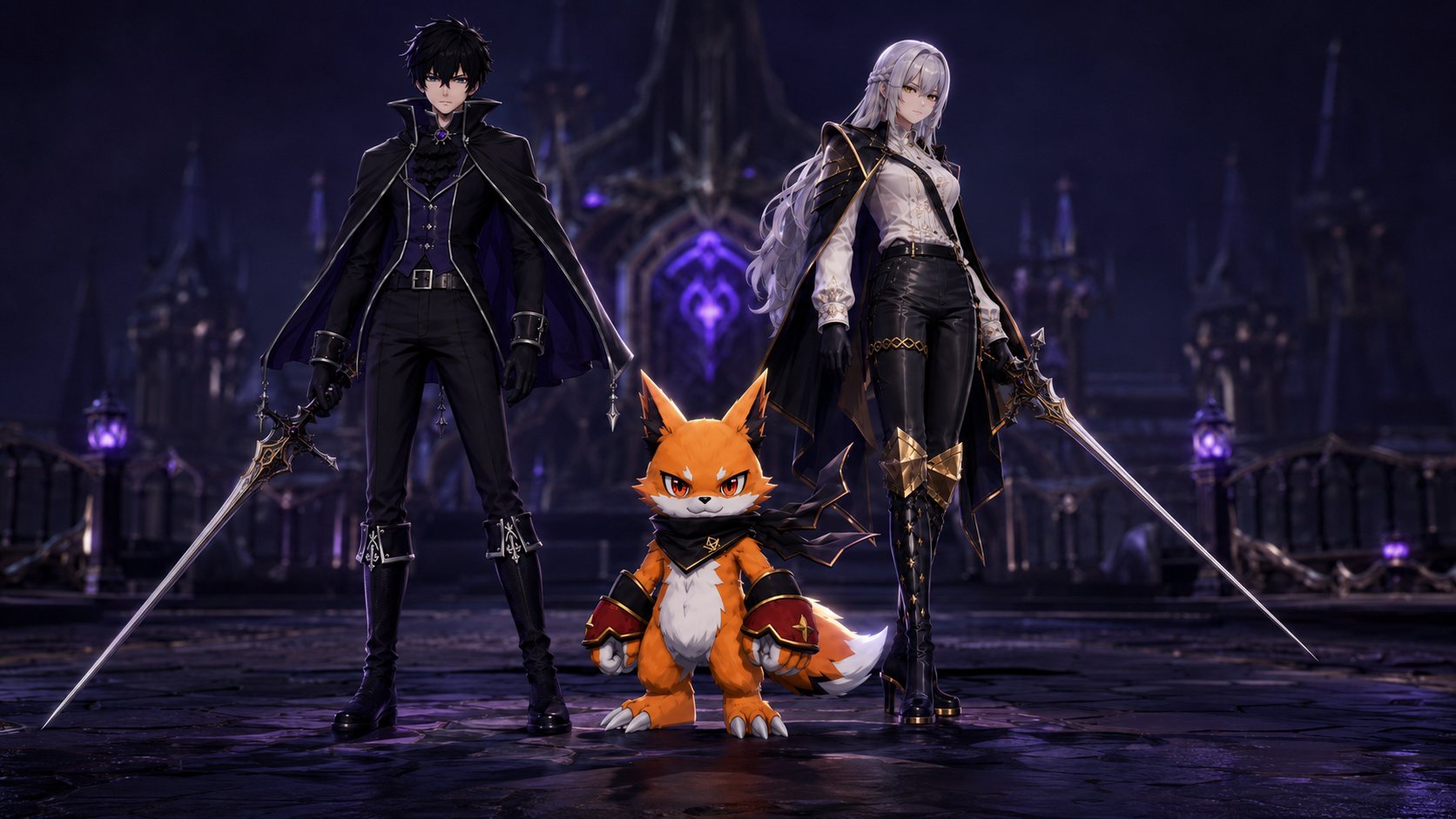 Astral Sync key art · Human × Evomon